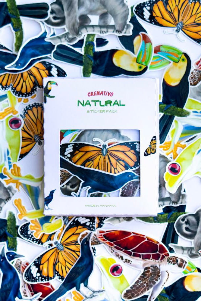 Stickers de fauna panameña "Natural"