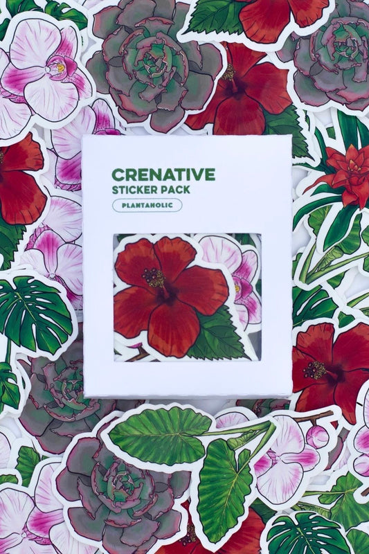 Stickers de plantas  "Plantaholic"