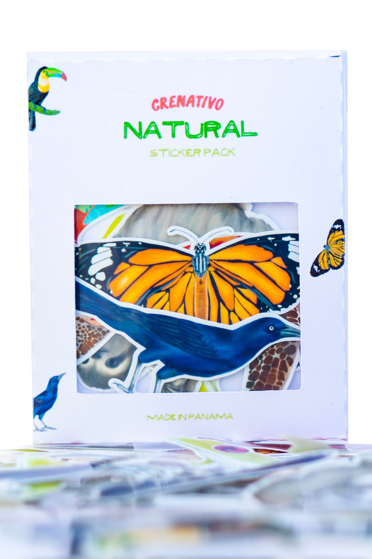 Stickers de fauna panameña "Natural"